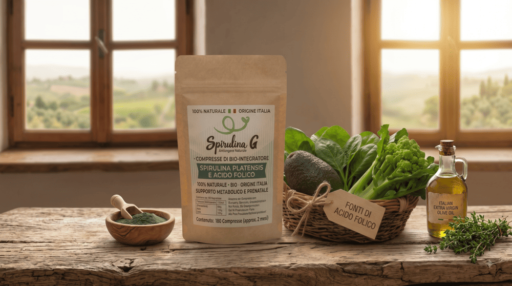 Spirulina e Acido Folico: l'integratore alimentare naturale perfetto per la tua salute
