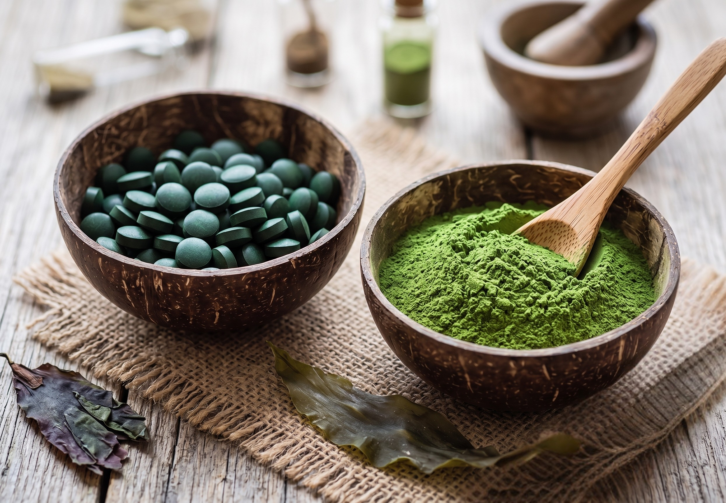 Spirulina e Chlorella: benefici e differenze