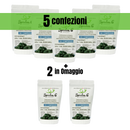 OFFERTA SPECIALE: 5 confezioni di SpirulinaG da 100 compresse + 2 confezioni in OMAGGIO | Spirulina ITALIANA PURA 100%